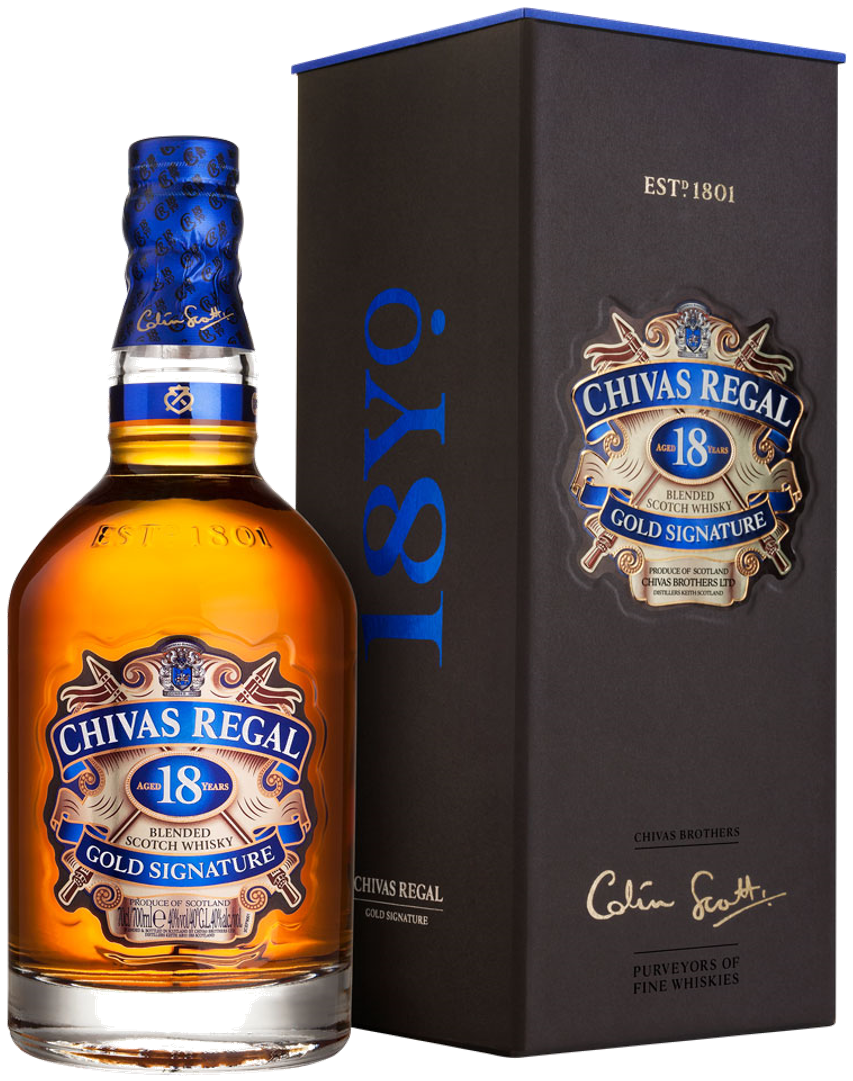 Chivas Regal 18 Year Old Blended Scotch Whisky COVE 27