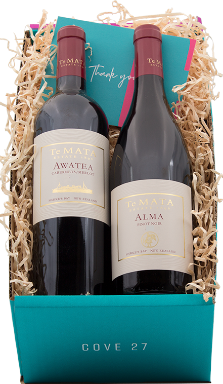 Te Mata Estate Red Wine Gift Box – COVE 27