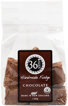 An image of 35 degrees south  handmade chocolate fudge. A delicious fudge that goes well with any of our gift boxes. 