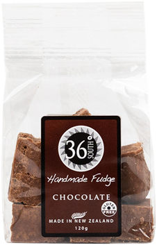 An image of 35 degrees south  handmade chocolate fudge. A delicious fudge that goes well with any of our gift boxes.