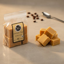 Load image into Gallery viewer, Packaged vanilla fudge with a &#39;36&#39; label on a neutral background