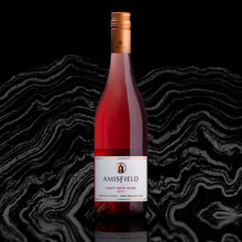 Load image into Gallery viewer, Amisfield rose wine bottle on a black and gray abstract background