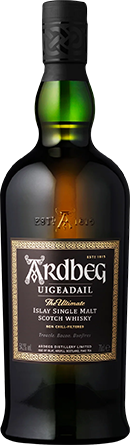 An image of a bottle of Ardbeg Uigeadail Single Malt Scotch Whisky 700ml 