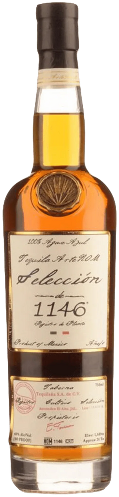 An image of a bottle of ArteNOM Selección de 1146 Añejo Tequila