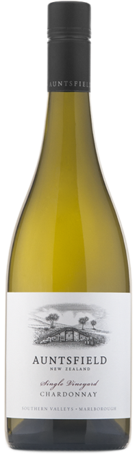 An image of a bottle of Auntsfield Single Vineyard Chardonnay 750ml