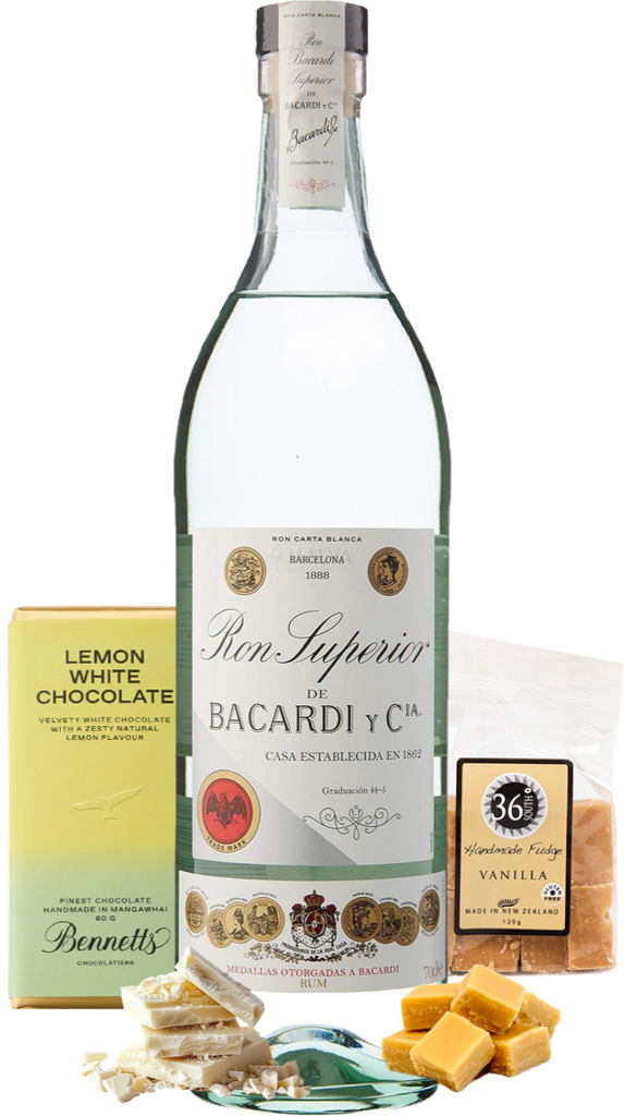 Bacardi Ron Superior Heritage Rum Gift Box