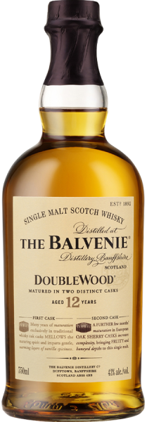 A bottle image of a The Balvenie Doublewood 12 Year Old Single Malt Scotch Whisky