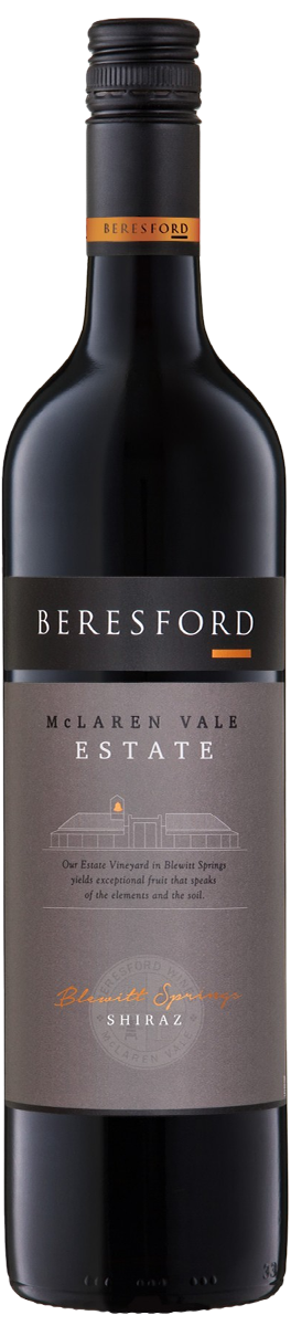 A image of a bottle of Beresford Estate McLaren Vale Australian Shiraz