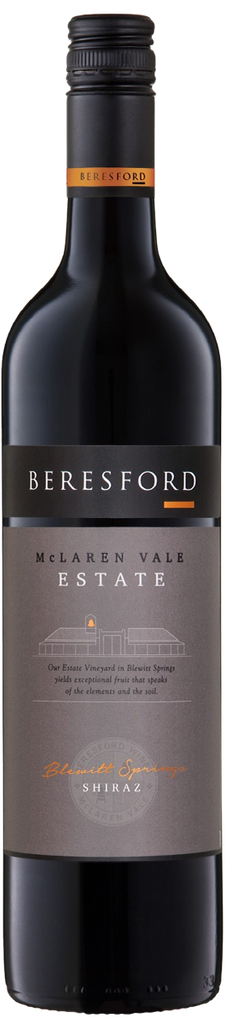 A image of a bottle of Beresford Estate McLaren Vale Australian Shiraz