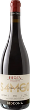 Load image into Gallery viewer, Red wine bottle of Bideona S4MG0 Samaniego Rioja Alavesa on a white background