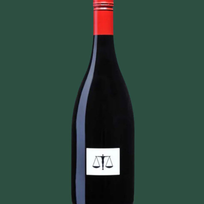 Load image into Gallery viewer, Black wine bottle with a red cap on a transparent background
