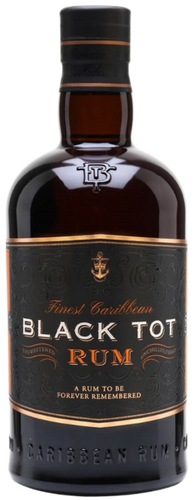 An image of a bottle of Black Tot Caribbean Navy Rum 700ml