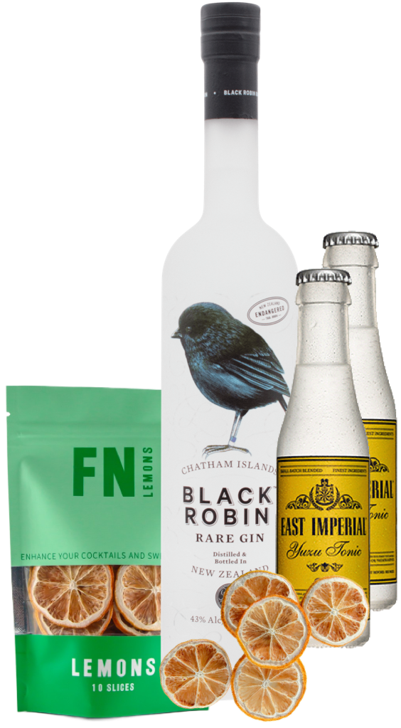 An image of a Black Robin Gin Gift Box