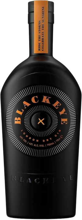 An image of the ultra-cool, rugby fan favourite Blackeye London Dry Gin, 700ml