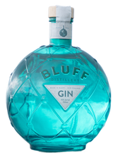 Load image into Gallery viewer, An image of a stunning and unique bottle of Bluff London Dry style gin, 700ml