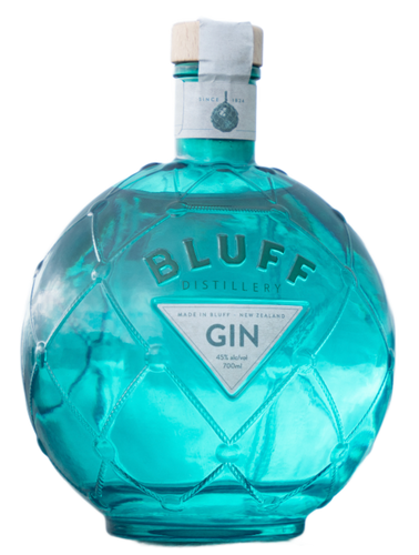 An image of a stunning and unique bottle of Bluff London Dry style gin, 700ml