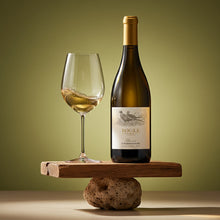 Load image into Gallery viewer, Bottle of Bogle Reserve Chardonnay next to a glass of swirling white wine 