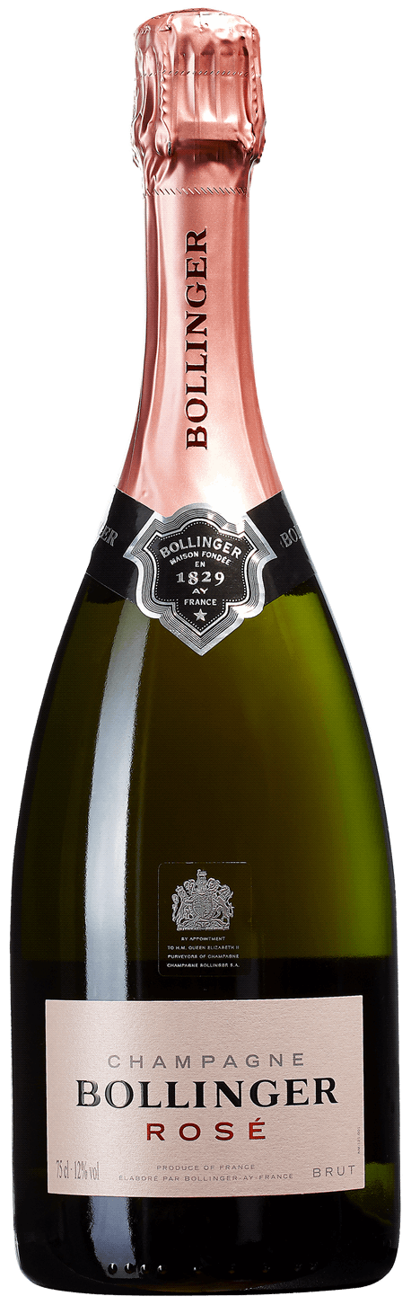 An image of a gorgeous bottle of Bollinger Rosé Brut Champagne , one of the World's Best Champagne producers