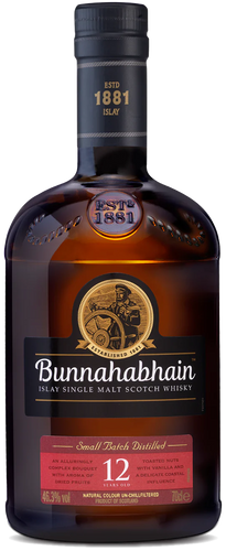 An image of a bottle of Bunnahabhain 12 Year Old Single Malt Scotch Whisky