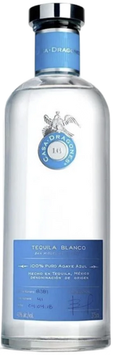 An image of a bottle of Casa Dragones Blanco Tequila 700ml