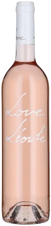 An image of a bottle of 'Love' Provence Rosé by Léoube, 750ml