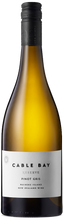 Load image into Gallery viewer, A bottle of Cable Bay Reserve Pinot Gris wine with a label that includes the brand name, variety name, and other details about the wine. The bottle is upright and has a black cap.