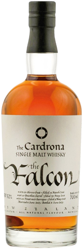 An image of a bottle of Cardrona's new  'The Falcon' Single Malt Whisky 700ml