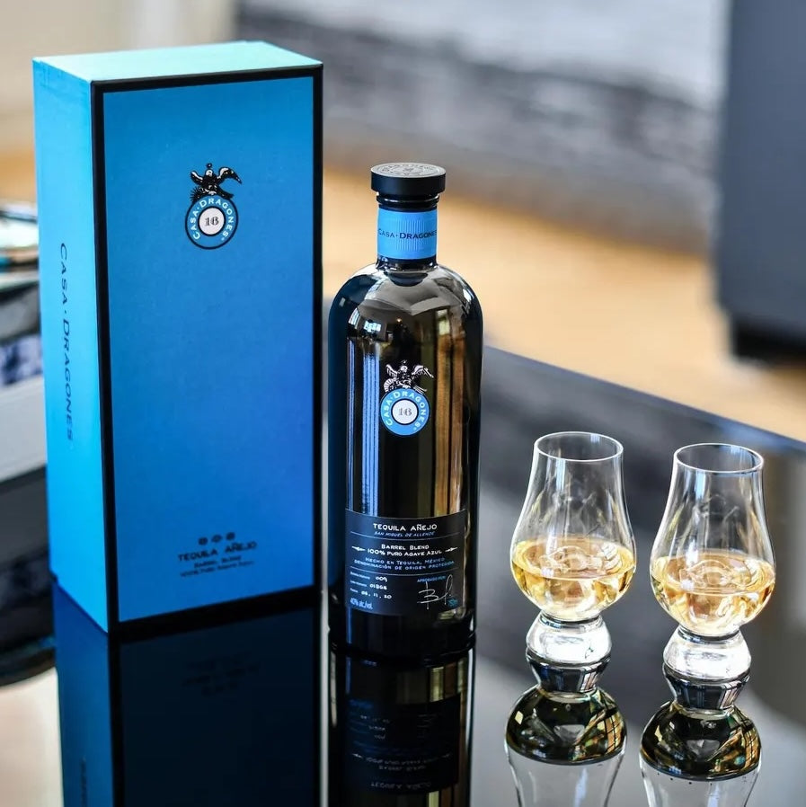 Load image into Gallery viewer, Casa Dragones Barrel Blend Anejo Tequila