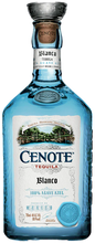 Load image into Gallery viewer, An image of a bottle of Cenote Blanco Premium Tequila  from Jaliso in Mexico. It comes in a striking bottle.