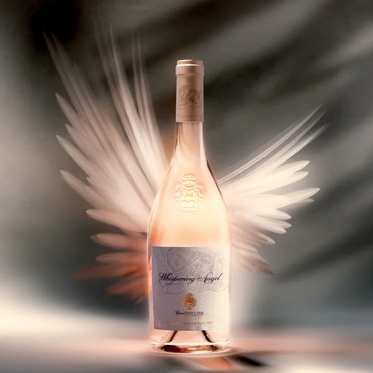 Load image into Gallery viewer, Bottle of champagne with a decorative background