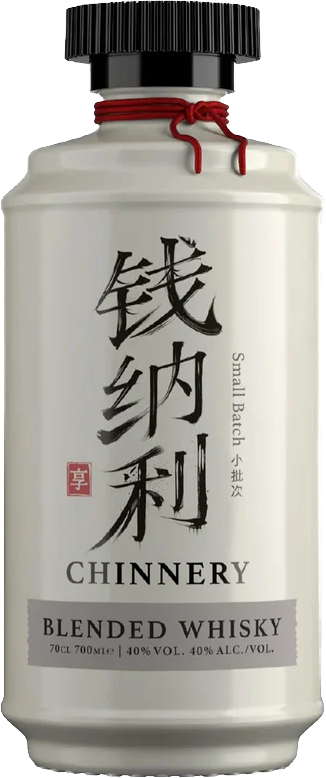 Load image into Gallery viewer, A bottle of Chinnery Small batch Chinese Blended Whisky on a white background