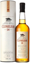 Load image into Gallery viewer, An image of a bottle of Clynelish 14 Year Old Single Malt Scotch Whisky 700ml next to its handsome gift tube box