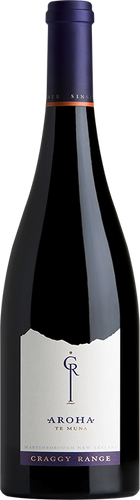 An image of a luxurious bottle of Craggy Range Aroha Pinot Noir 750ml