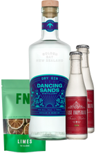 Load image into Gallery viewer, An image of a Dancing Sands Dry Gin Gift Box Hamper