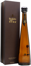 Load image into Gallery viewer, An image of a stunning bottle of Don Julio 1942 Añejo Tequila beside its beautiful gift box, one of the Best Ultra-Premium Tequilas in the world