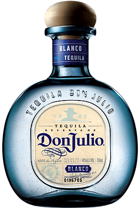 An image of a bottle of Don Julio Blanco Tequila
