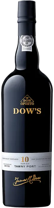 An image of a bottle of Dow's 10 Year Old Tawny Port 750ml