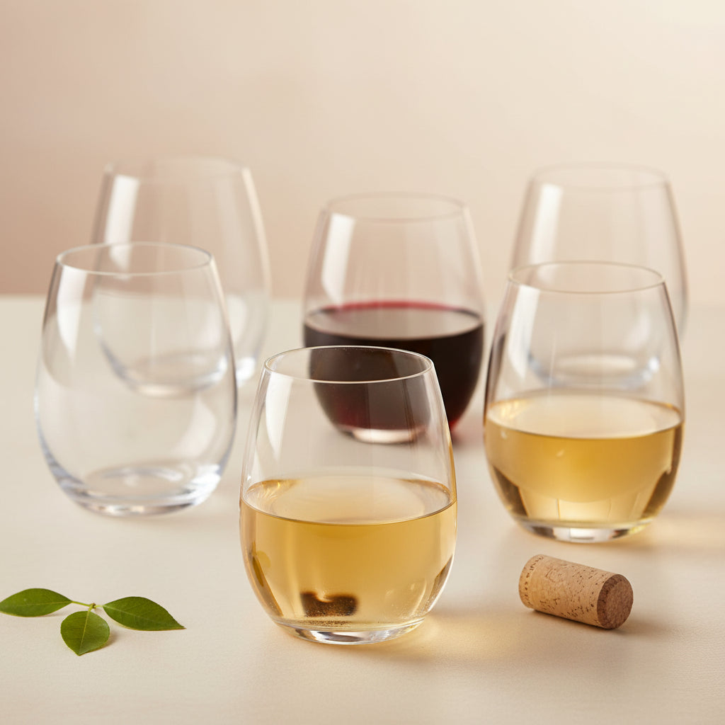 Load image into Gallery viewer, Set of wine glasses with different types of wine on a light surface.
