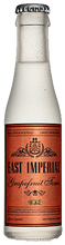 Load image into Gallery viewer, A bottle of East Imperial Grapefruit Tonic with a white label and brown text, indicating the product name and volume.