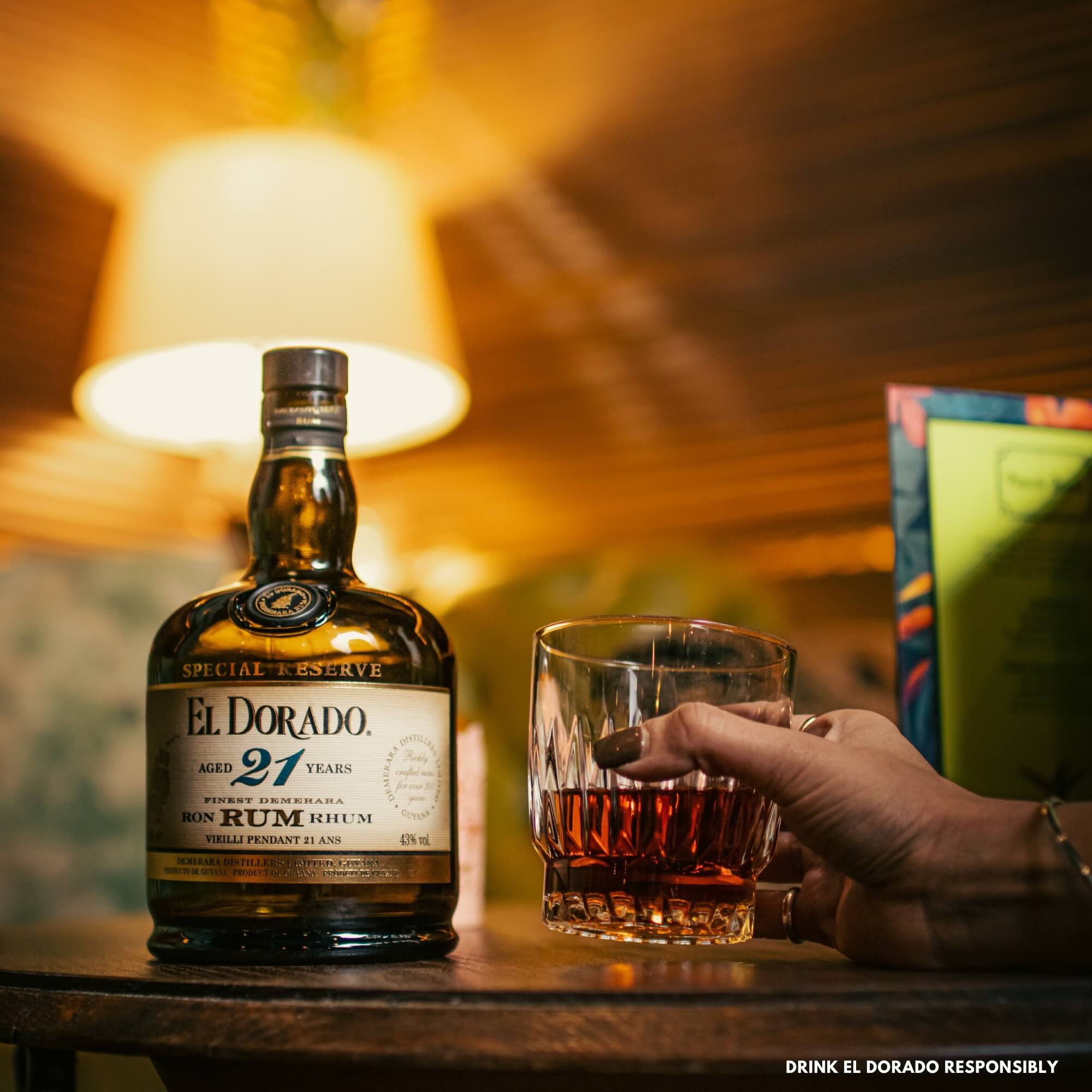 El Dorado 21 Year Old – Luxury Demerara Rum – COVE 27