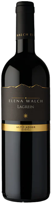 An image of a bottle of Elena Walch Lagrein, perfect red wine with food or by itself