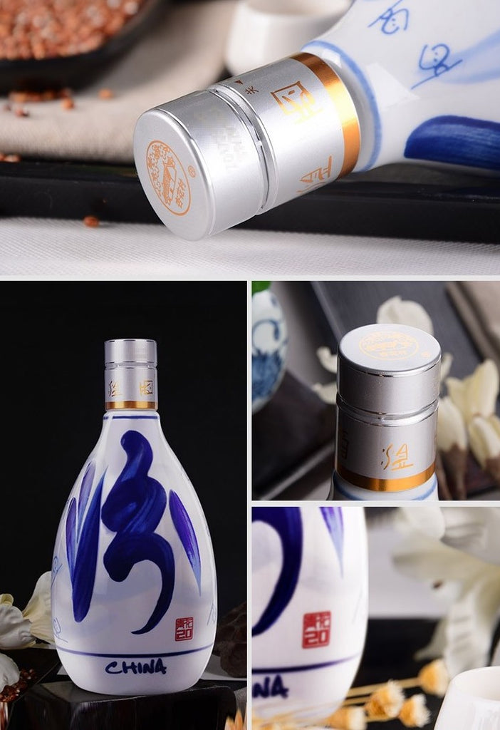 Fenjiu Qinghua Blue & White 30YO Baijiu 500ml