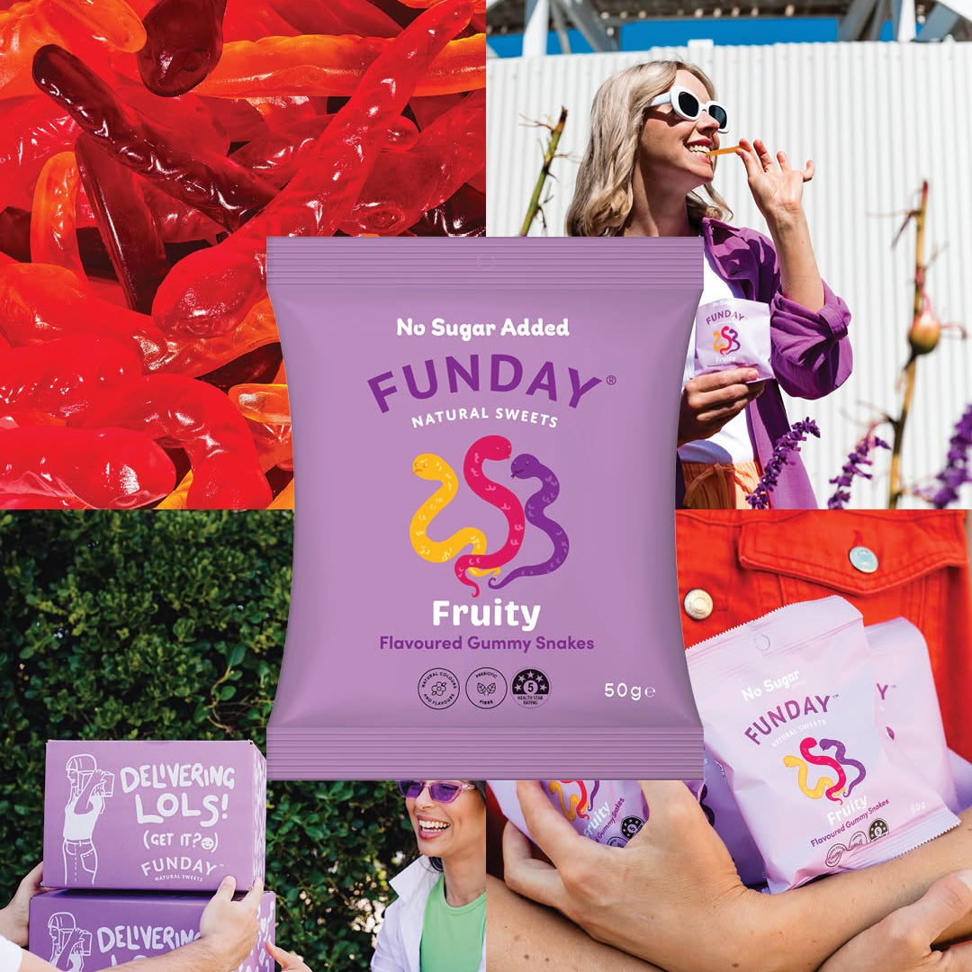 Load image into Gallery viewer, Funday Fruity Gummy Snakes