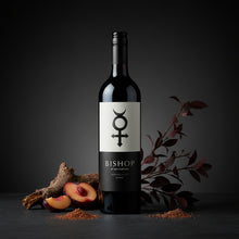 Load image into Gallery viewer, Bottle of Glaetzer-Barossa-Valley-Bishop-Shiraz wine with a dark background