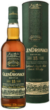Load image into Gallery viewer, An image of a bottle of GlenDronach Revival 15YO Highland Single Malt Scotch Whisky, 700ml next to its superb gift tube box