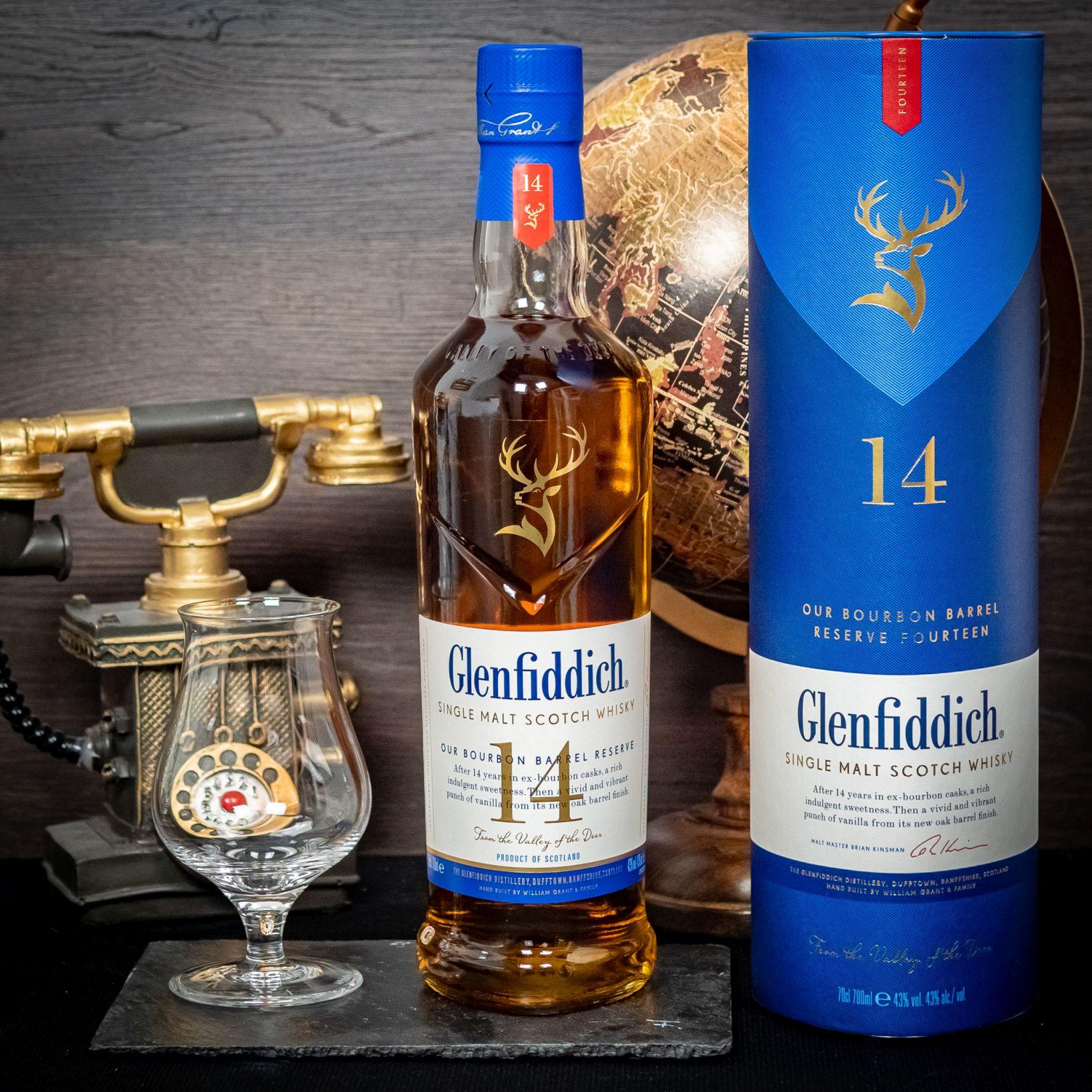 Load image into Gallery viewer, Glenfiddich 14YO Bourbon Barrel Reserve Whisky