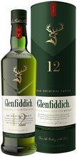 Load image into Gallery viewer, A photo of a Glenfiddich 12YO Single Malt Scotch Whisky 700ml with its Gift Box
