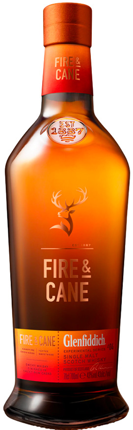 An image of a bottle of Glenfiddich Fire & Cane Single Malt Scotch Whisky 700ml