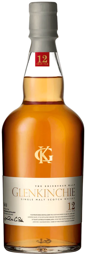 An image of a bottle of Glenkinchie 12 Year Old Single Malt Scotch Whisky 700ml