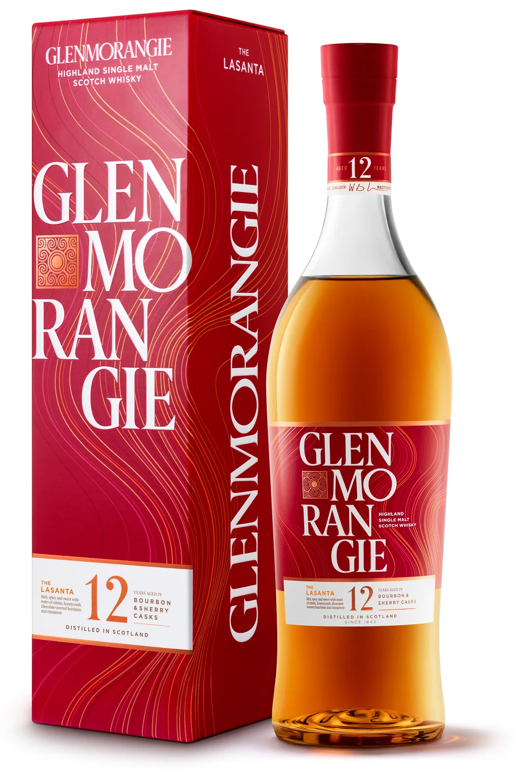 Load image into Gallery viewer, Glenmorangie The Lasanta 12 Year Old Whisky bottle and gift box